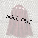 BALENCIAGA - Check Over Shirt