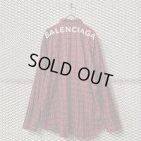 BALENCIAGA - Check Over Shirt