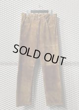 UNUSED - Cow Leather Pants (Brown)