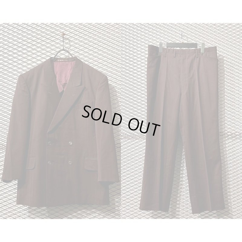 画像1: GIVENCHY - 90's Double Tailored Setup (Brown)