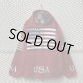 RUMINAHUI - Hairy Stars and Stripes Hoodie (Red)