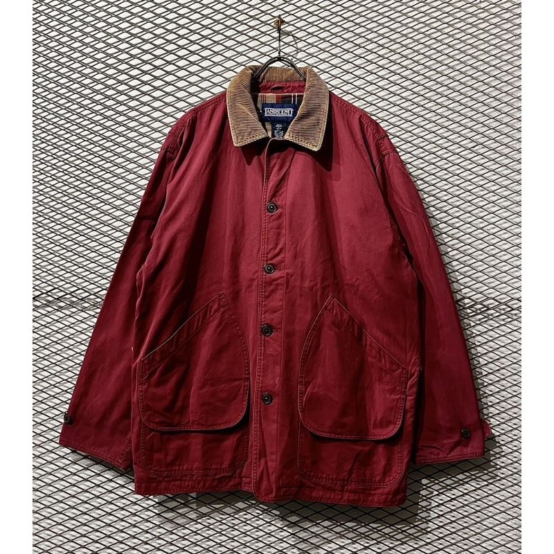 画像1: LANDS' END - Corduroy Switching Coverall Jacket