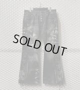 TORNADO MART - Python Lace-up Flared Denim Pants