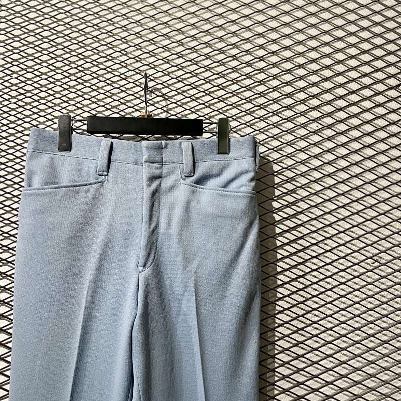 画像4: HARRIS CASUAL - Flared Slacks (Light Blue)