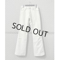 KATHARINE HAMNETT LONDON - Flared Denim Pants (White)