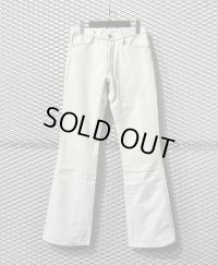 KATHARINE HAMNETT LONDON - Flared Denim Pants (White)