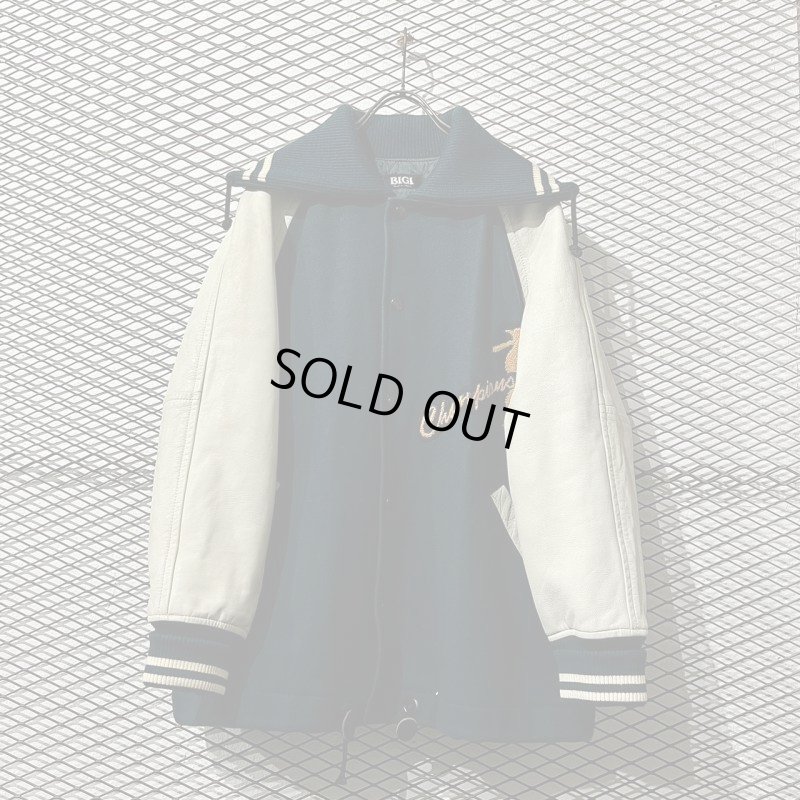 画像1: BIGI - 90's Sailor Collar Stadium Jacket