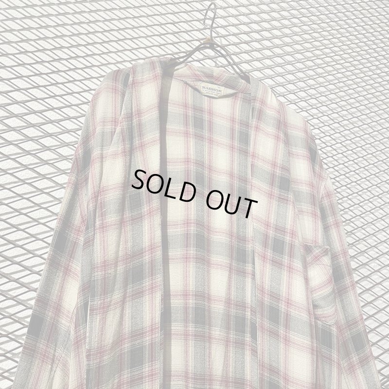 画像2: 70's Vintage - Shadow Check Gown Jacket