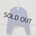 COMME des GARCONS - 80's Border V-neck Knit