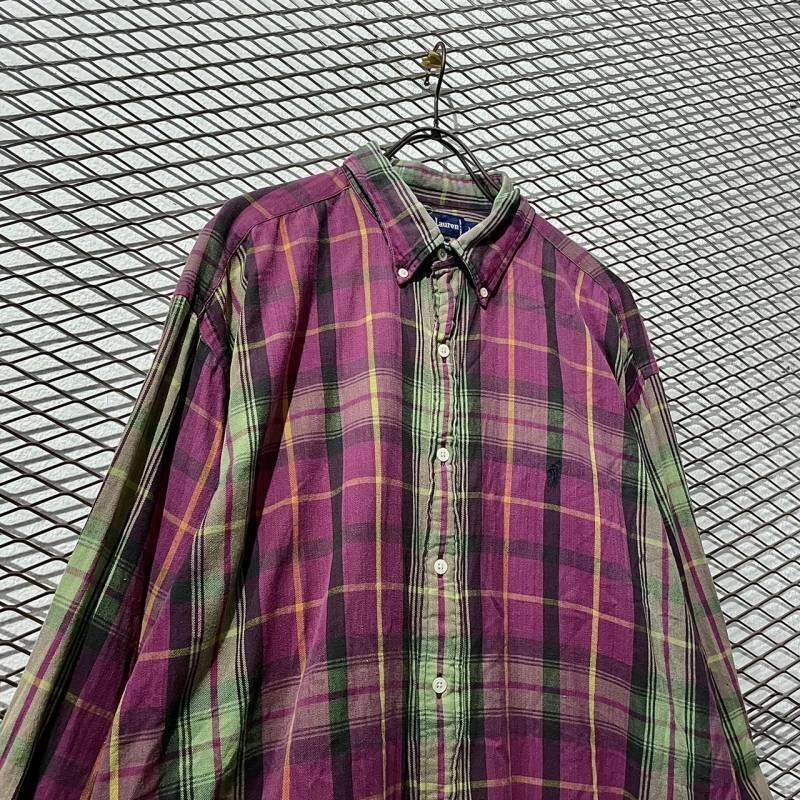 画像2: RALPH LAUREN - 90's Check Over Shirt