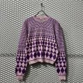 VERSACE SPORT - 90's Geometric Pattern Knit