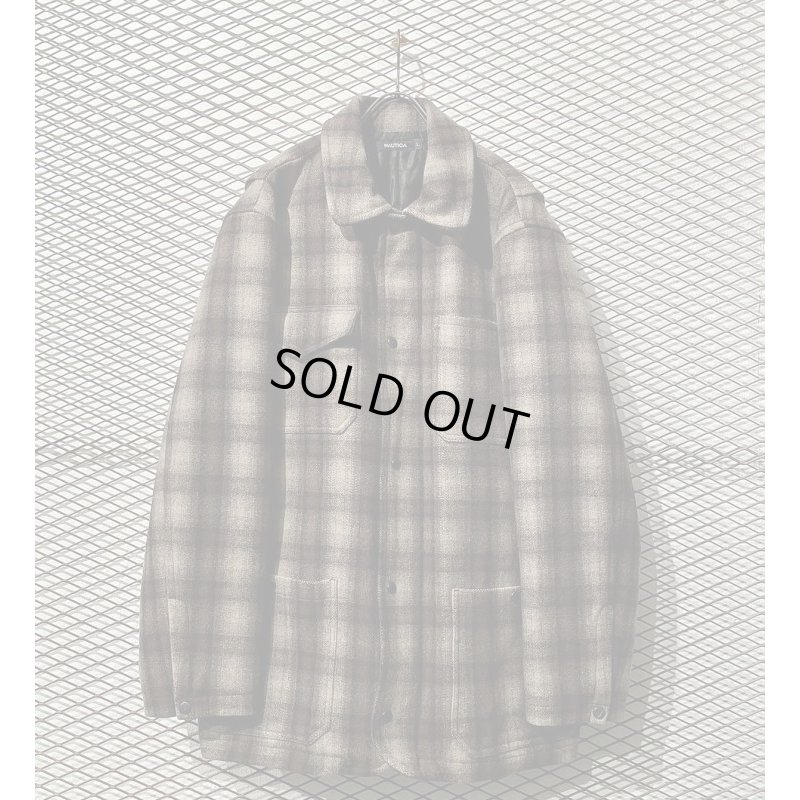 画像1: NAUTICA - Shadow Check Coverall Jacket