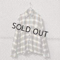 NUMBER (N)INE - 08A/W Shadow Check Rayon Shirt
