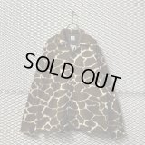 Sasquatchfabrix - Giraffe Open Collar Shirt Jacket