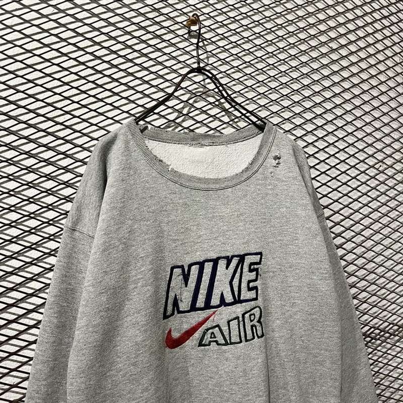 画像2: NIKE - 90's Logo Embroidery Sweat (BORO)