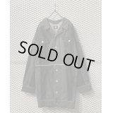 PAMEO POSE - Zip Design Long Denim Jacket