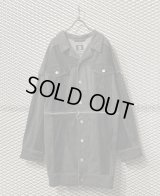PAMEO POSE - Zip Design Long Denim Jacket