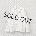 MIHARA YASUHIRO - Drawing Flower Open Collar Shirt
