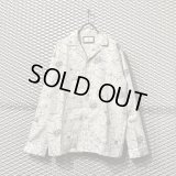 MIHARA YASUHIRO - Drawing Flower Open Collar Shirt
