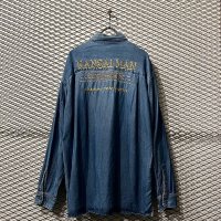 KANSAI MAN - 90's Embroidery Denim Shirt