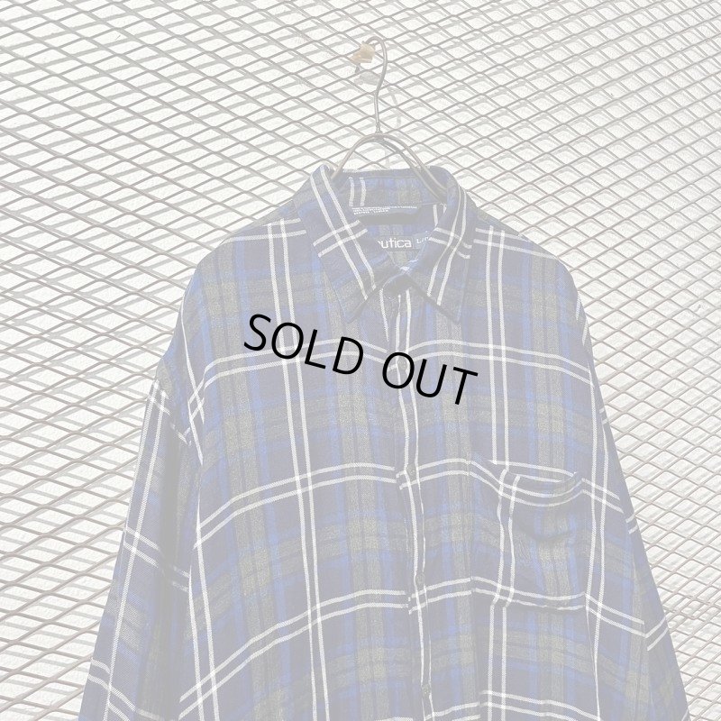 画像2: NAUTICA - Check Rayon Shirt