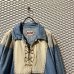 画像4: STOCKERPOINT - 90's Lace-up Switching Denim Skipper Shirt