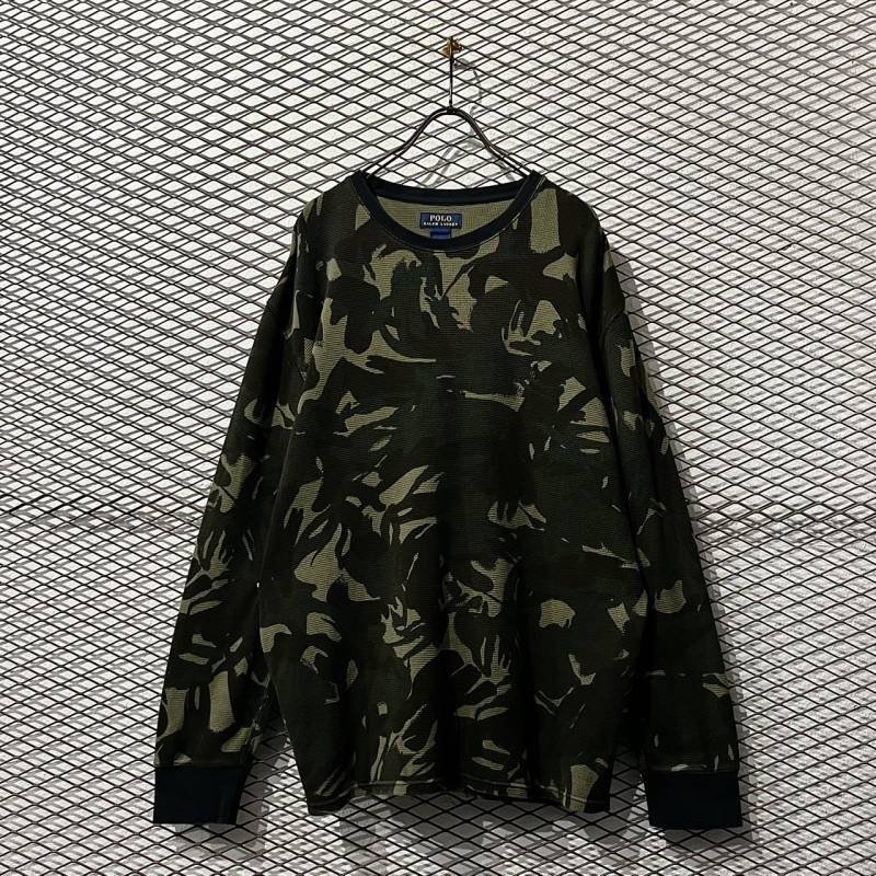 画像1: Polo Ralph Lauren - Camouflage Thermal L/S Tops (2XL)