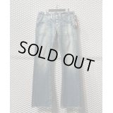TRUE RELIGION - 90's Thick Stitch Flare Denim Pants (Dead Stock)