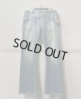 TRUE RELIGION - 90's Thick Stitch Flare Denim Pants (Dead Stock)