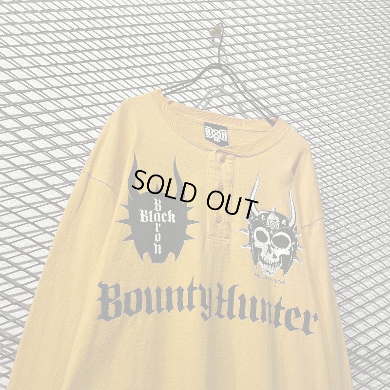 画像2: BOUNTY HUNTER - Embroidery Henley Neck L/S Tee