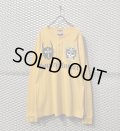 BOUNTY HUNTER - Embroidery Henley Neck L/S Tee