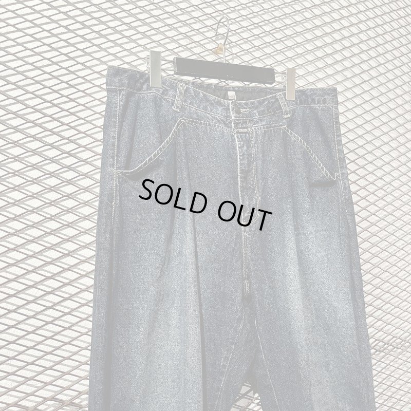 画像2: MARITHE + FRANCOIS GIRBAUD - 90's 3D Cut Wide Denim Pants