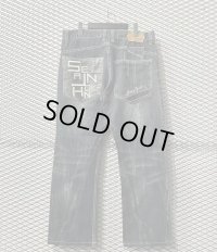 Sean John - 90's Leather Switching Wide Denim