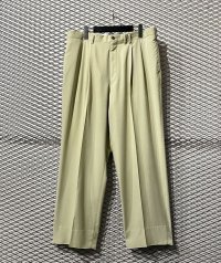 Used - 2-Tuck Linen Wide Slacks