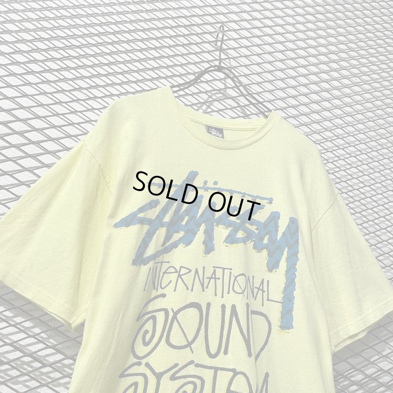 画像2: STUSSY - Logo Tee (Yellow)