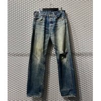 LEVI'S VINTAGE CLOTHING - "501" Damage Denim Pants