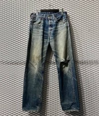 LEVI'S VINTAGE CLOTHING - "501" Damage Denim Pants