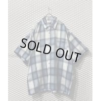 Used - Shadow Check Rayon Over Shirt (3XL)