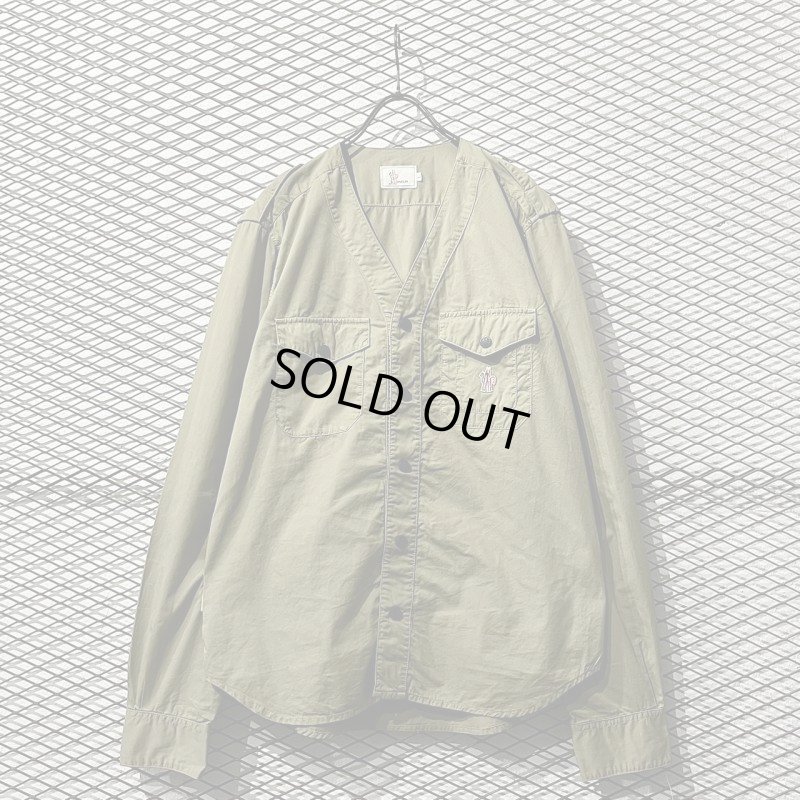 画像1: MONCLER - Nocollar Military Shirt