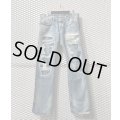 HYSTERIC GLAMOUR - 90's Studs Damage＆Repair Denim Pants