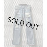 HYSTERIC GLAMOUR - 90's Studs Damage＆Repair Denim Pants