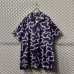 画像1: DOUBLE RAINBOUU - Thorny Aloha Shirt (Purple) (1)