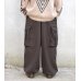 画像13: yotsuba - Jersey Cargo Pants (Brown)