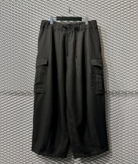 yotsuba - Jersey Cargo Pants (Charcoal)