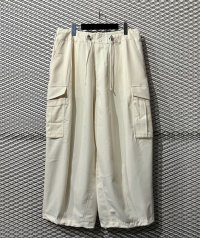 yotsuba - Jersey Cargo Pants (White)