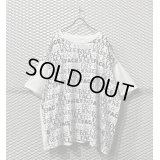 FACETASM - Logo Over Tee (White)