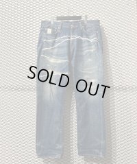 WHIZ LIMITED - "WIRE" Damage & Repair Denim Pants