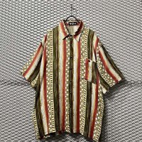 Vintage - 80's Art Pattern Rayon Shirt