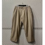 Kolor - 1-Tuck Linen Cropped Slacks