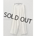 Y's - 2-Tack Linen Wide Slacks